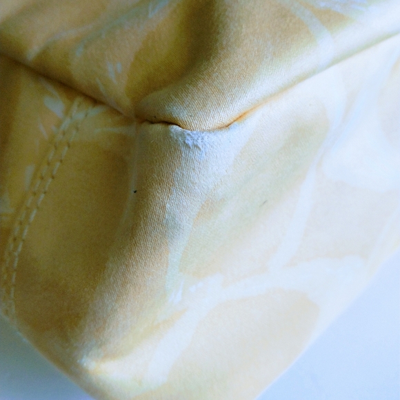 COACH Monogram Yellow Handbag - Picture 12 of 14